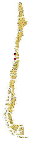 Distribución de Parasidis porteri