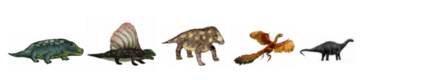Vertebrados según período geológico